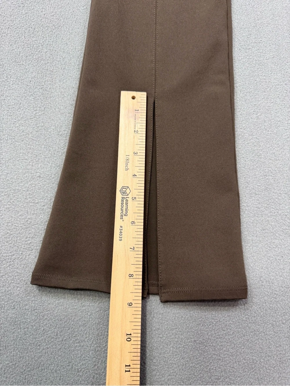 ALO Yoga Airbrush High Waist Flare Flutter Leggings with Front Slits, Size Small